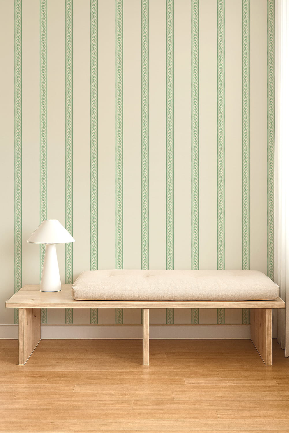 Tapete Fondant Stripe - Jade