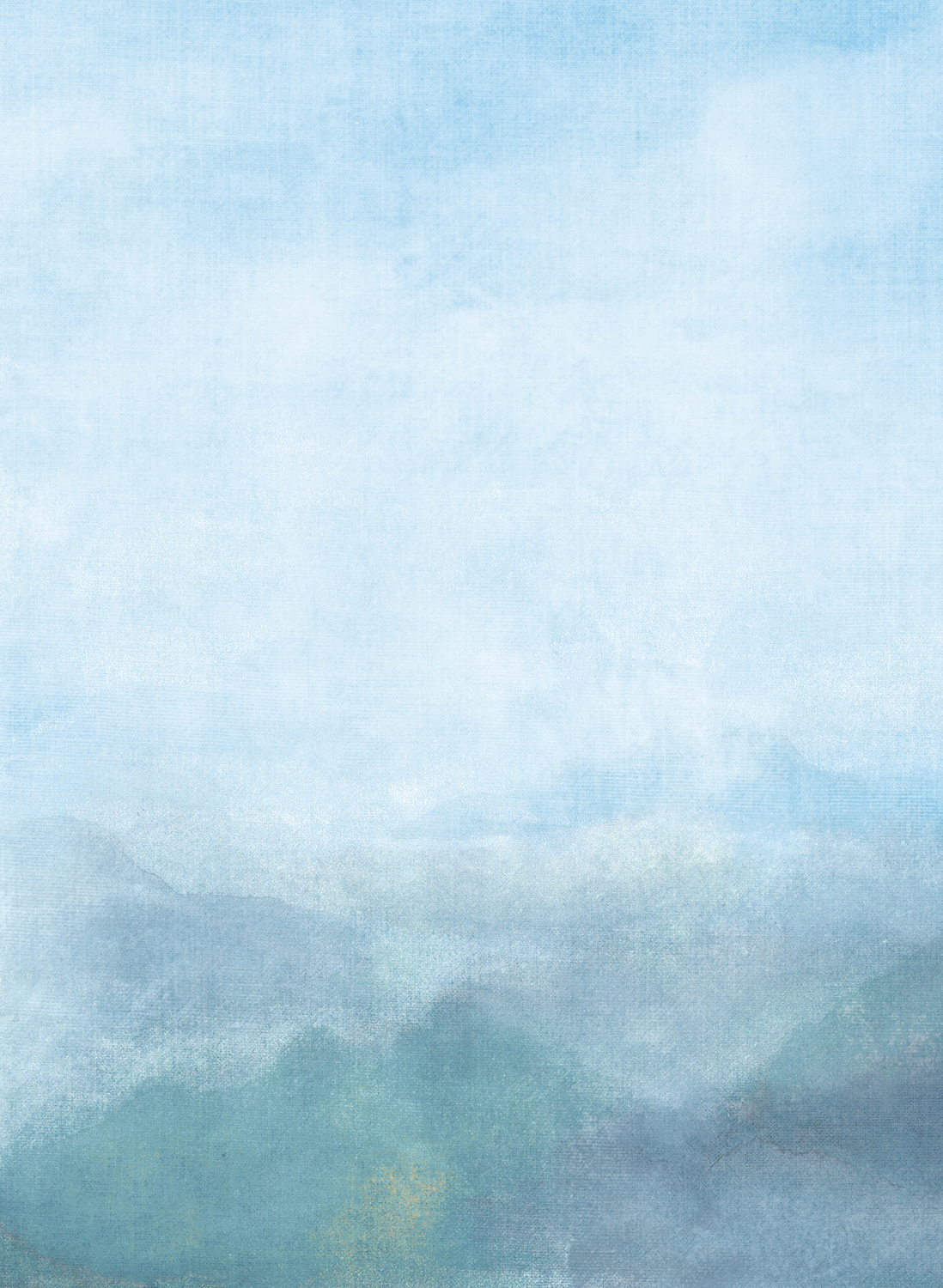 Wandbild Nirvana - Cobalt