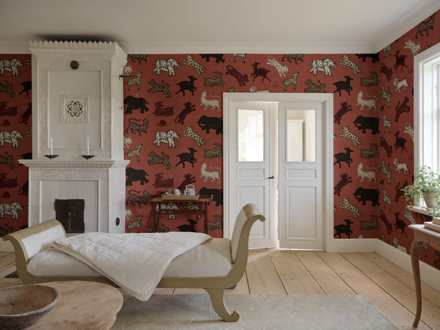 Wandbild Leonard - Red