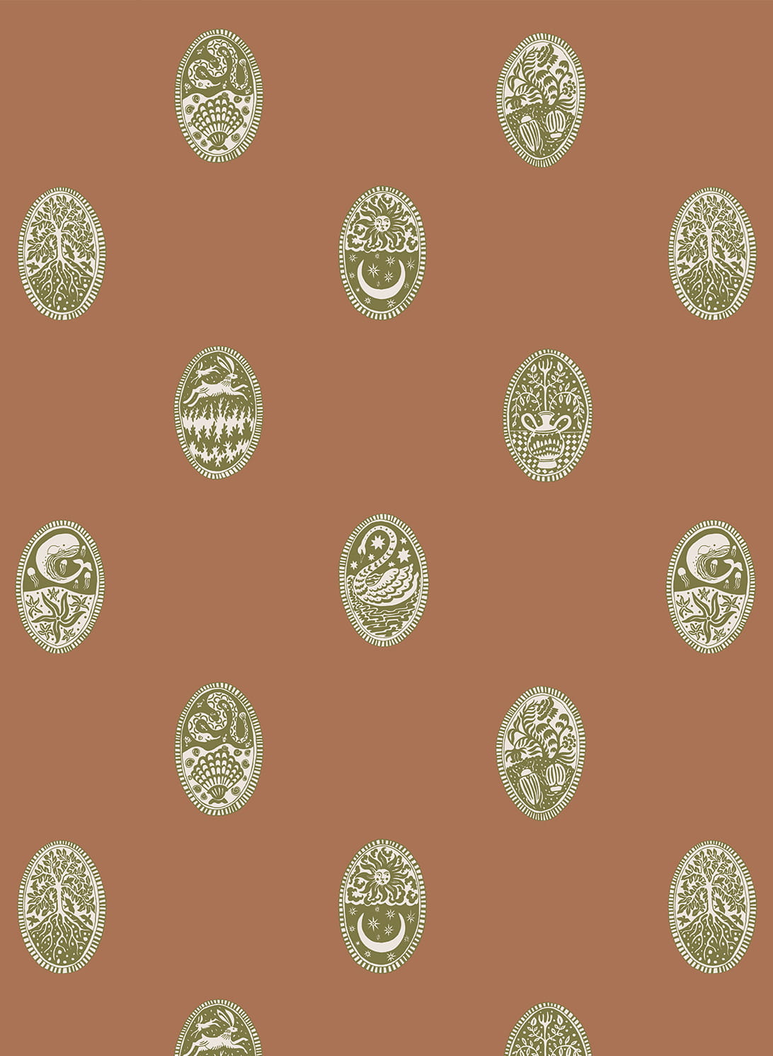 Tapete Linear Cameos - Sunday Clay/ Trivia/ Quartz