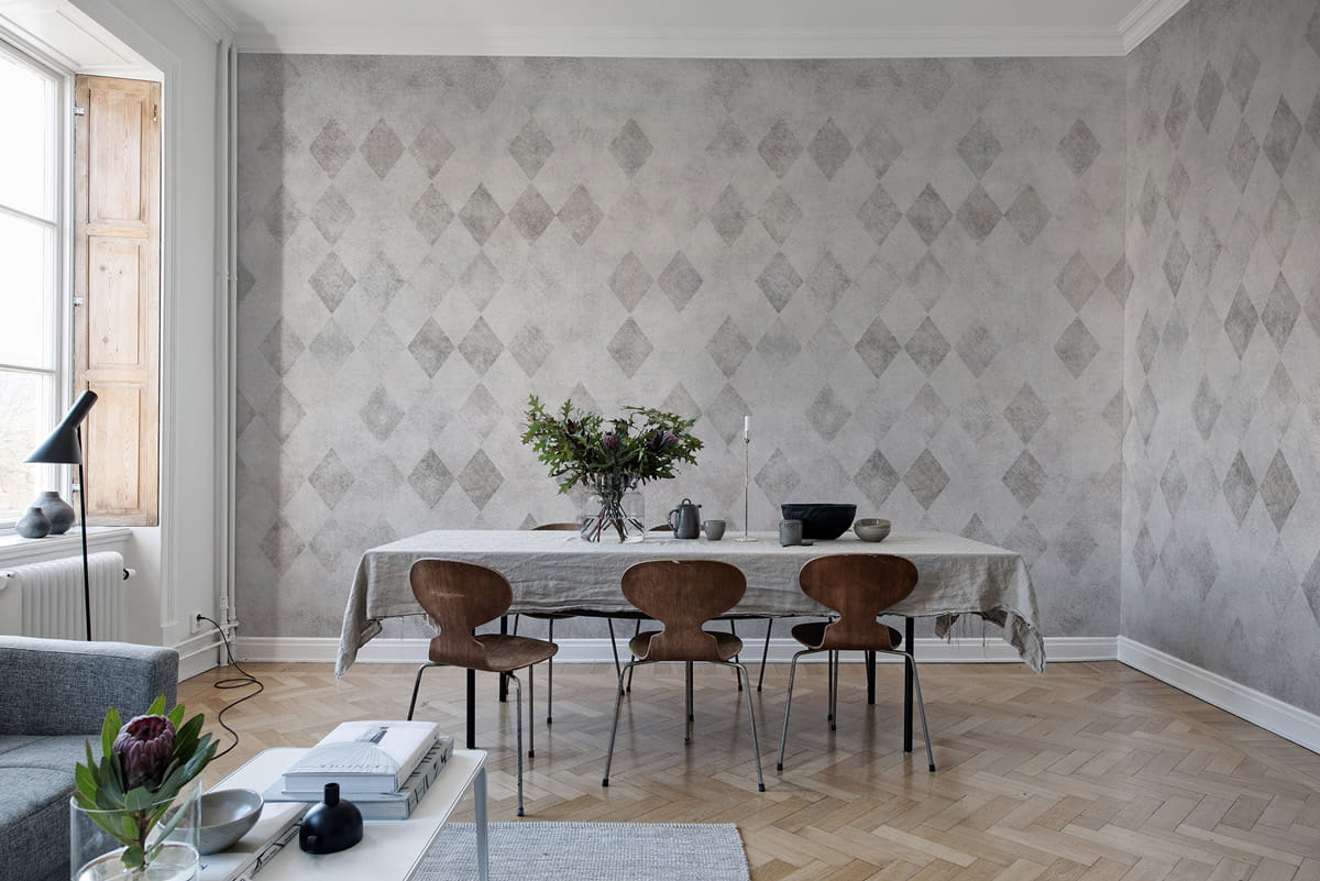 Wandbild Patinated Diamonds - Sand