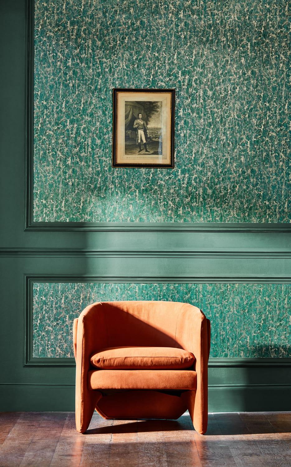 Tapete Moresque Glaze - Huntsmans Green