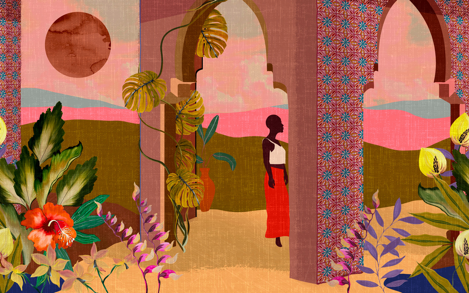 Wandbild Les Mysteres De Madagascar - Marrakech