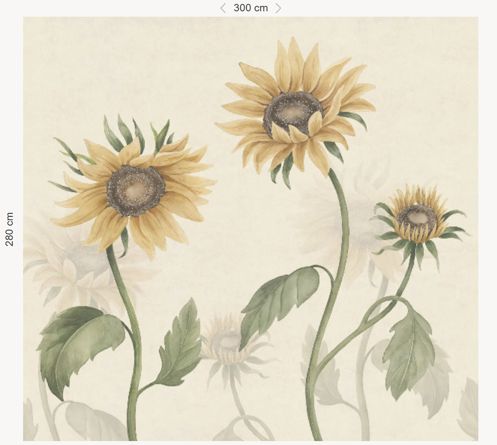 Wandbild Sunflowers - Yellow