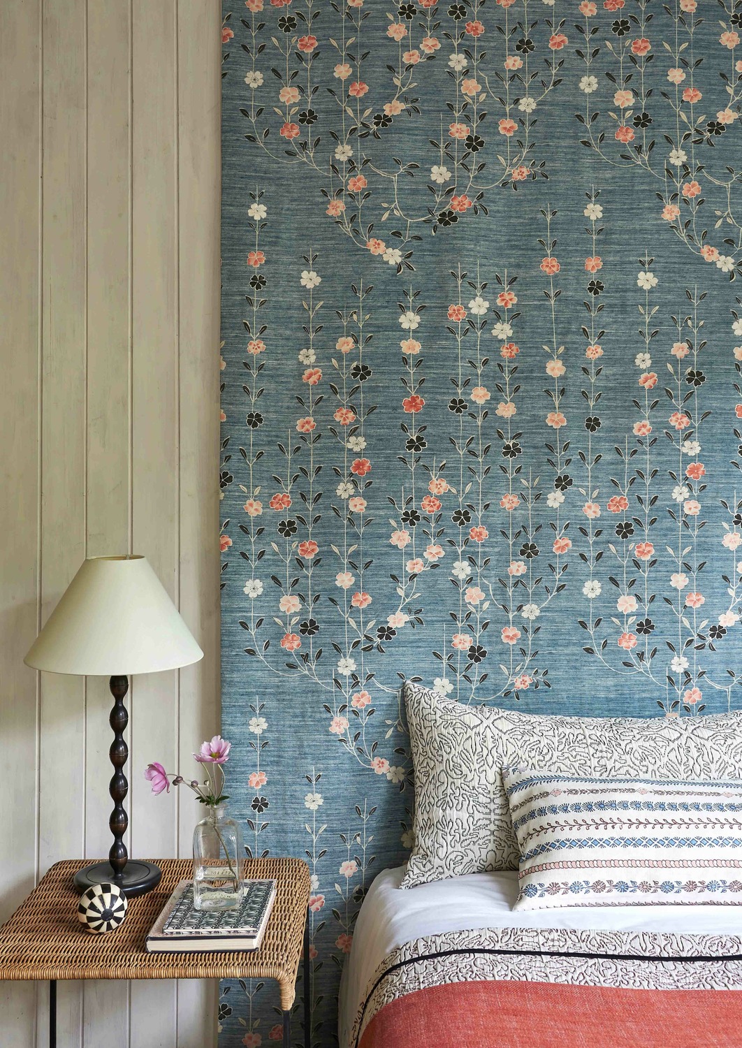 Fabric Blossom - Coral Sea