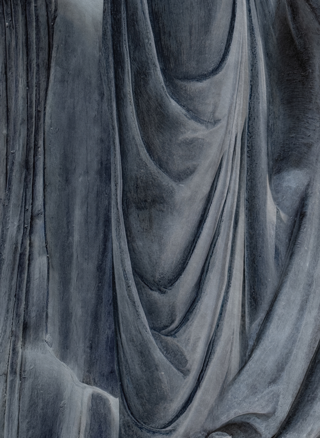 Wandbild Fold - Lapislazuli