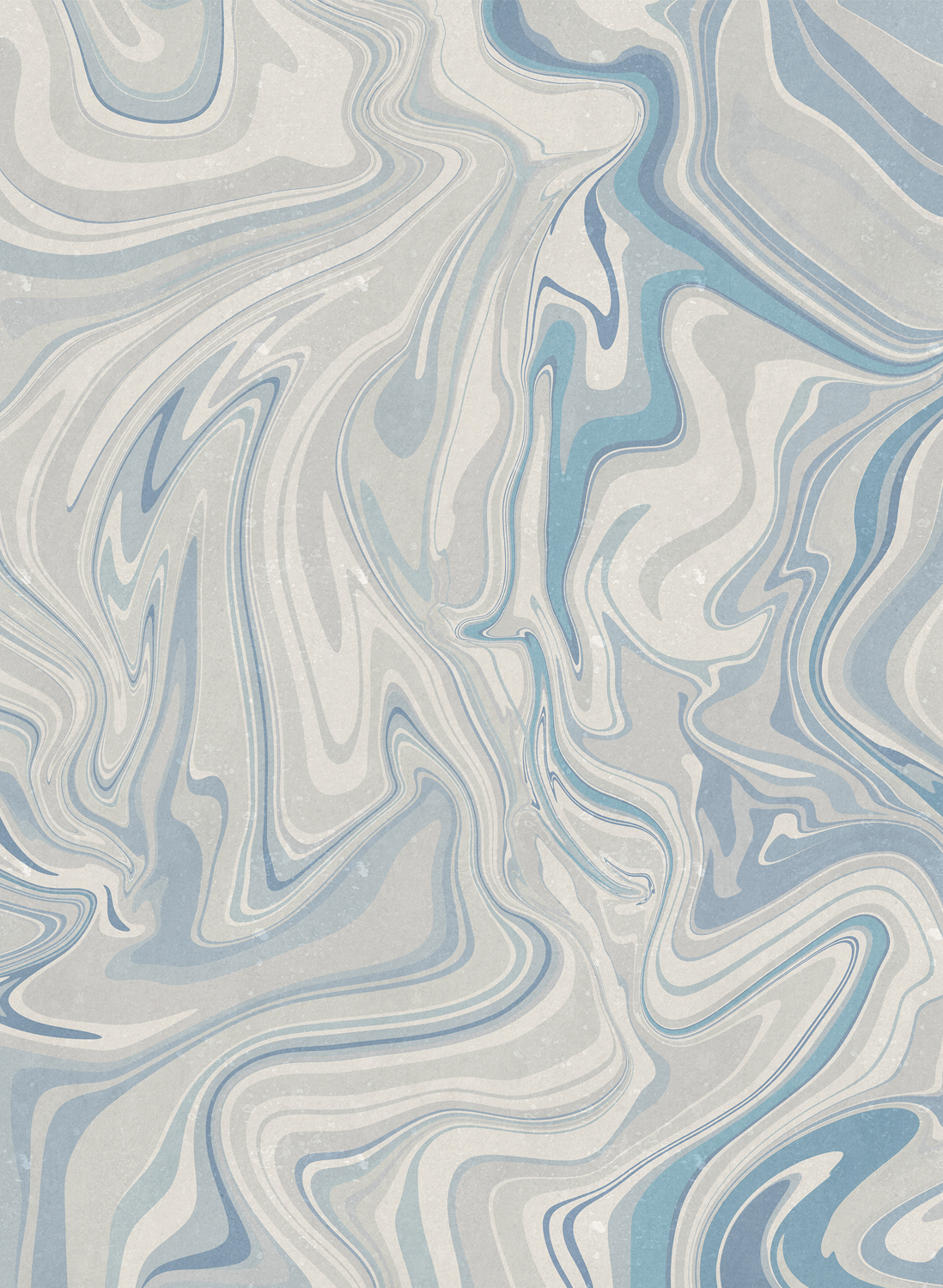 Wandbild Klint - Misty Blue