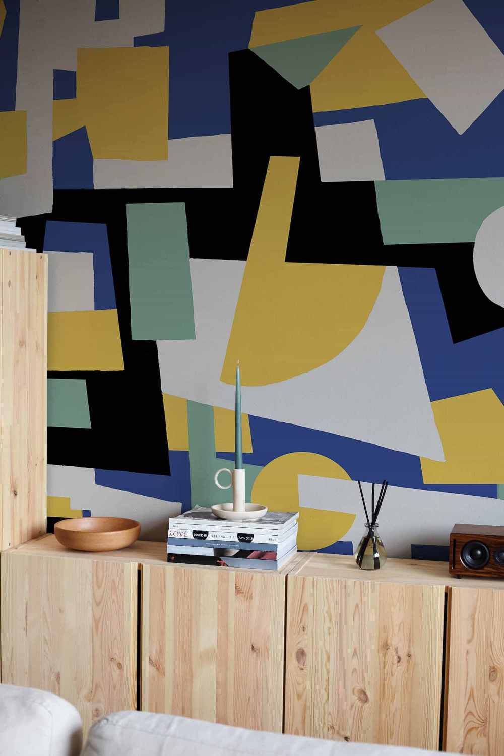 Wandbild Cubic Experience - Blue