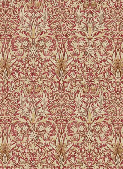 Tapete Snakeshead - Madder/ Gold