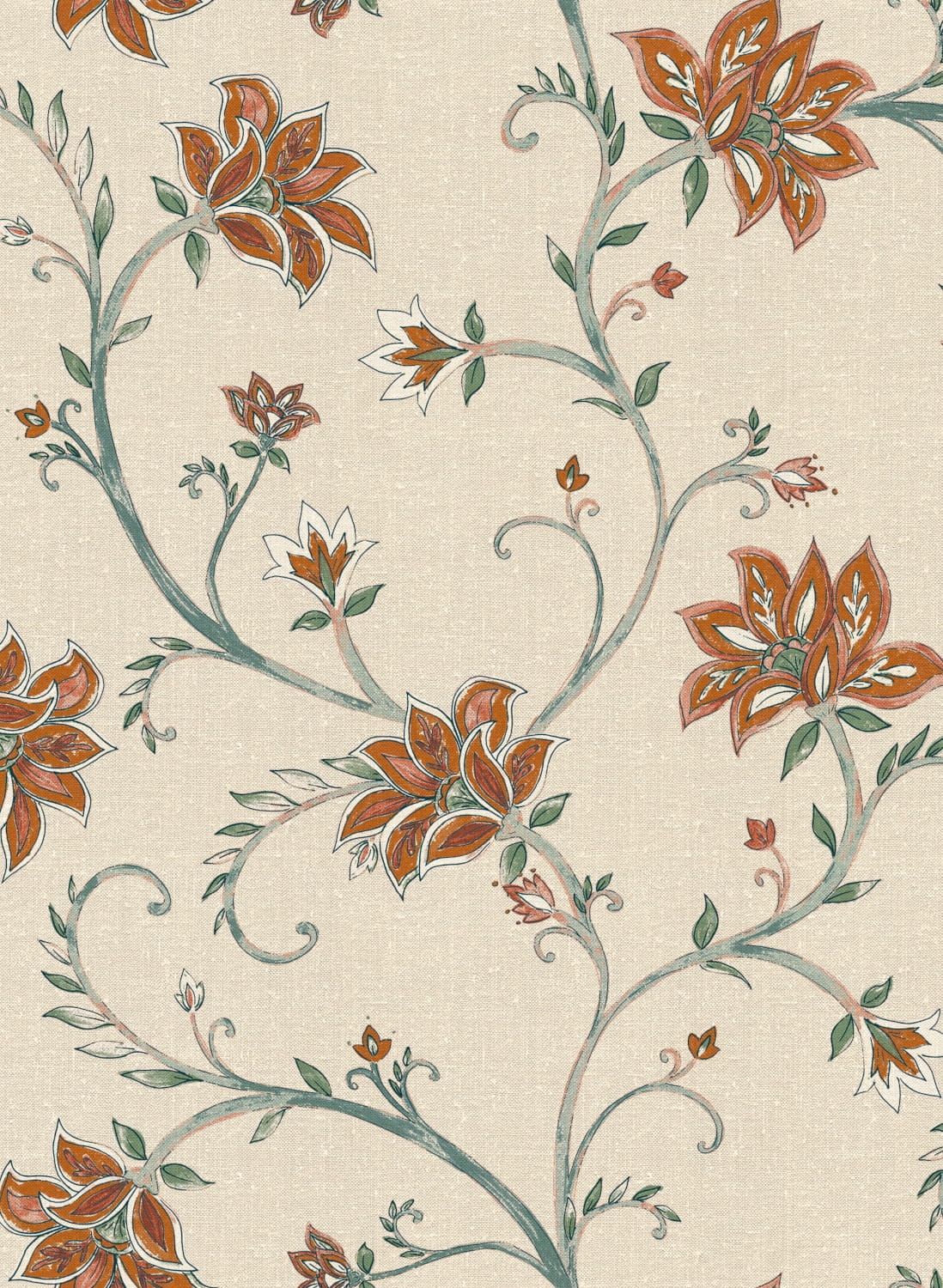 Tapete Lily - green