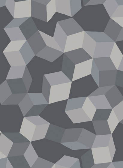 Tapete Puzzle - Grey/ Black