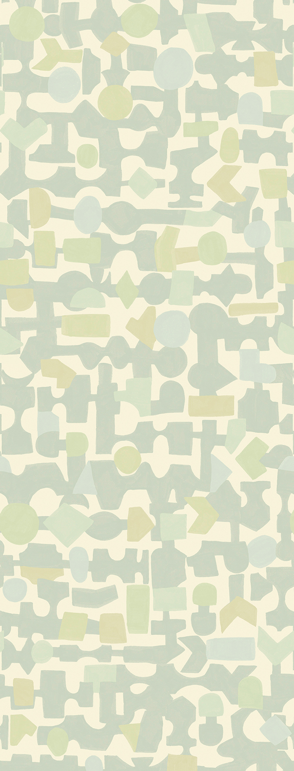 Wandbild Blocks - Slate Blue