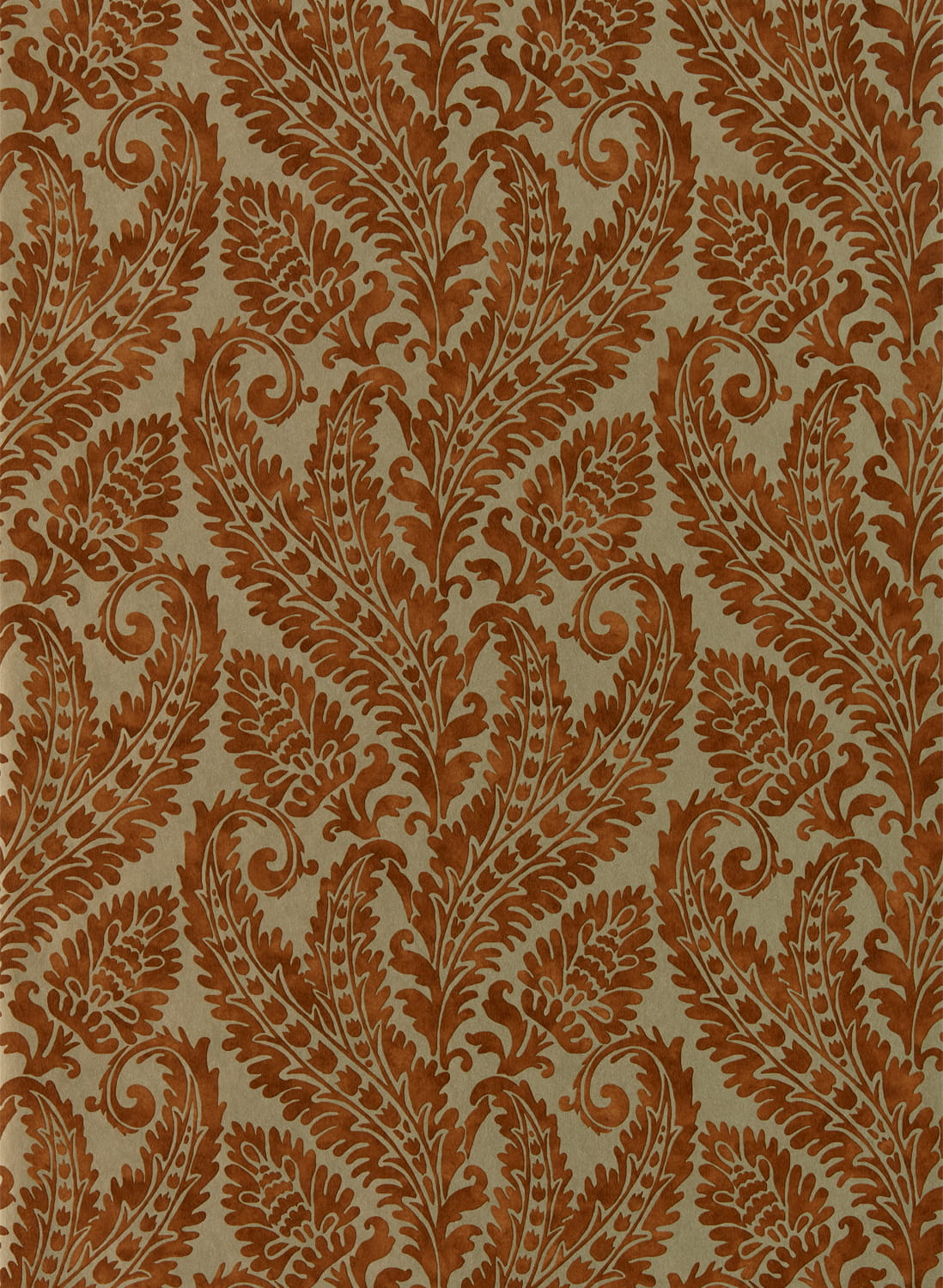Tapete Regale - Russet/ Gilver