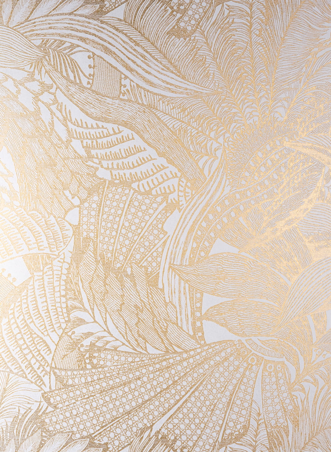 Tapete Symbiosis - White Gold