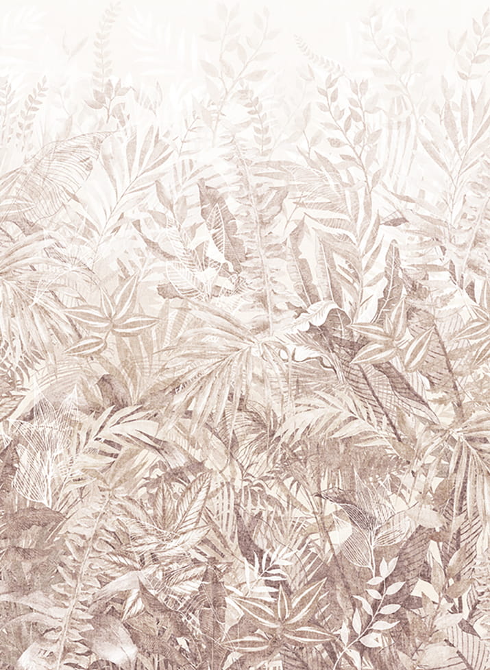 Wandbild Linen Leaves - 350708
