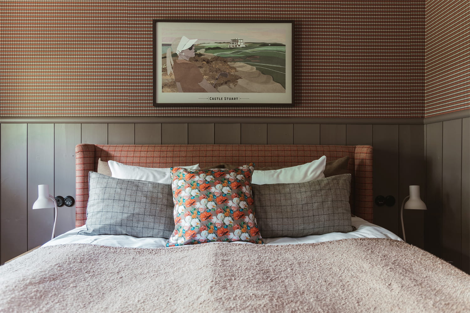 Tapete Houndstooth - Orange