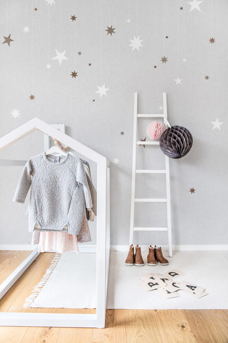Wandbild Stargazing - Blue