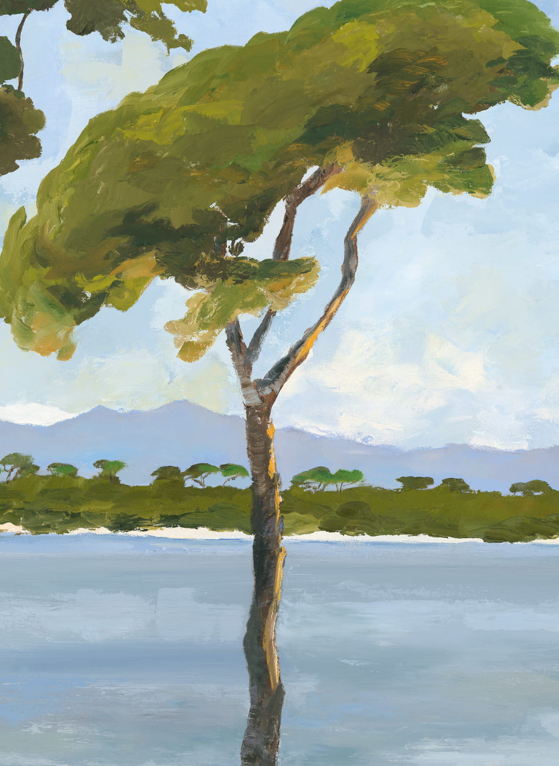 Wandbild Lérins - Panel D