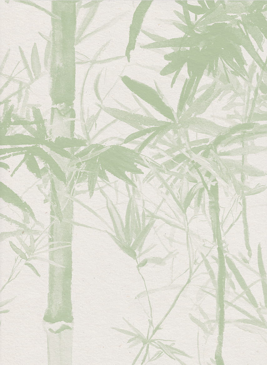 Wandbild Bamboo Green - Panel A