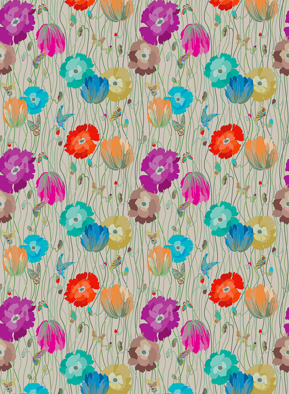 Tapete Poppies