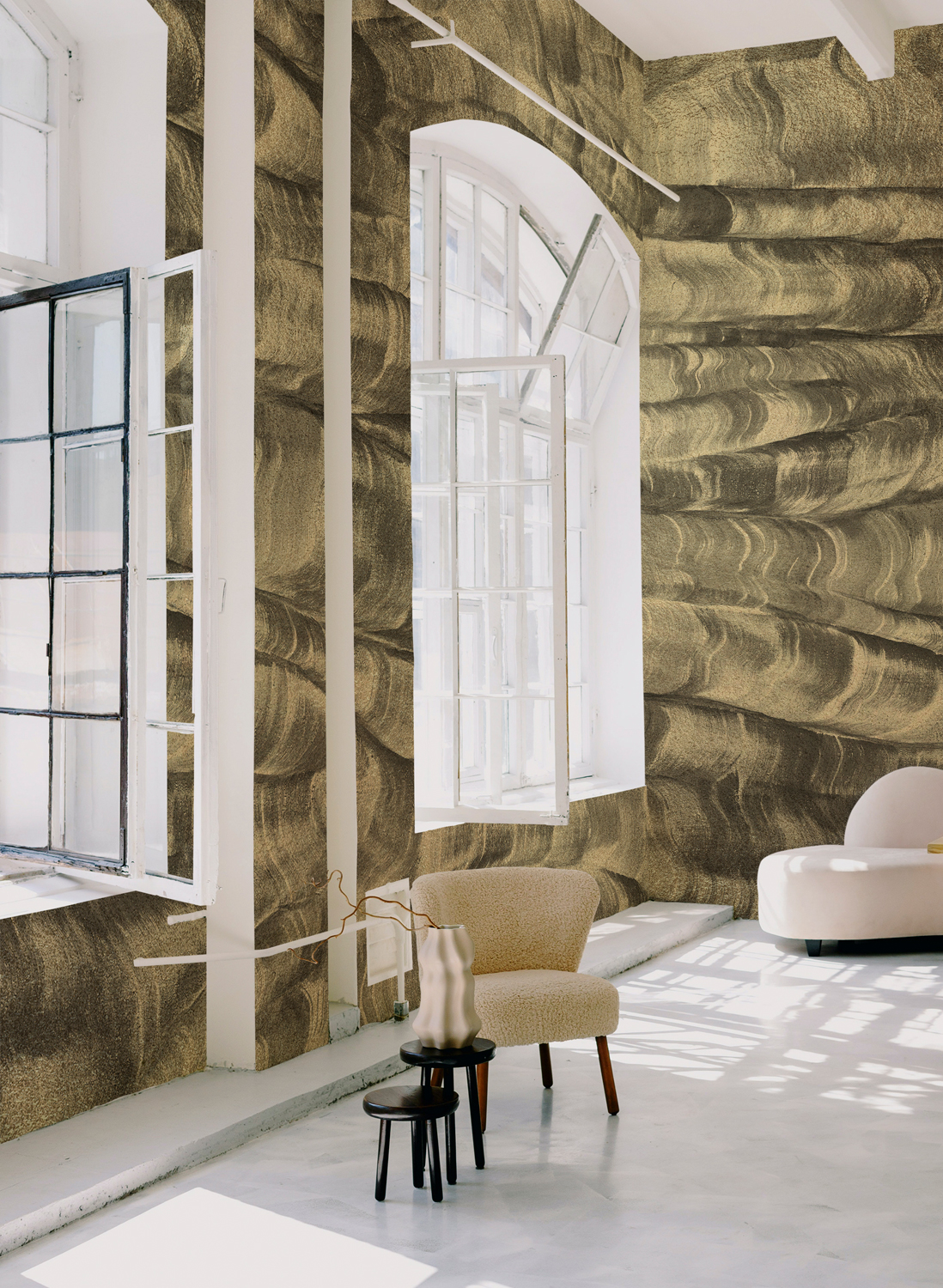 Wandbild Sand Waves Metallics