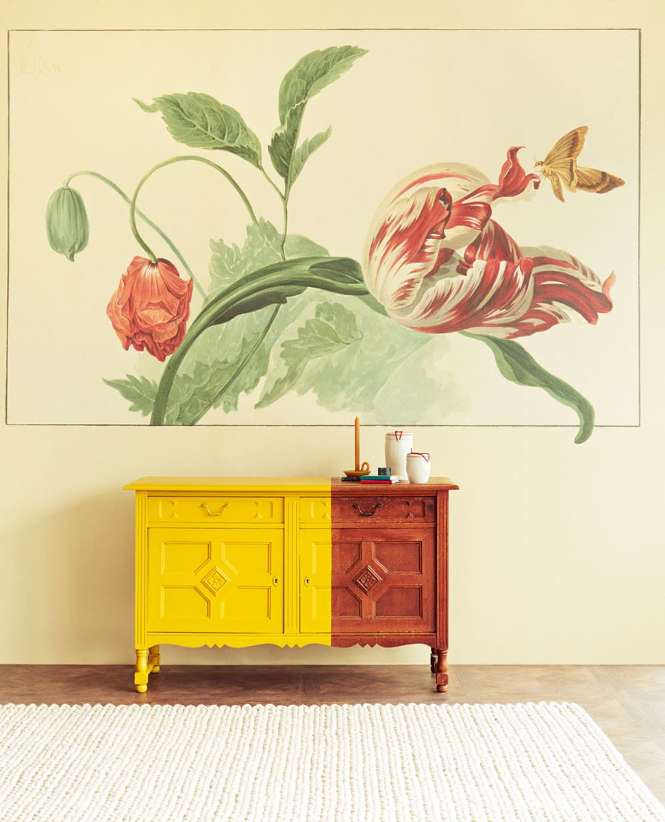 Tapete Tulip and Poppy - 358118