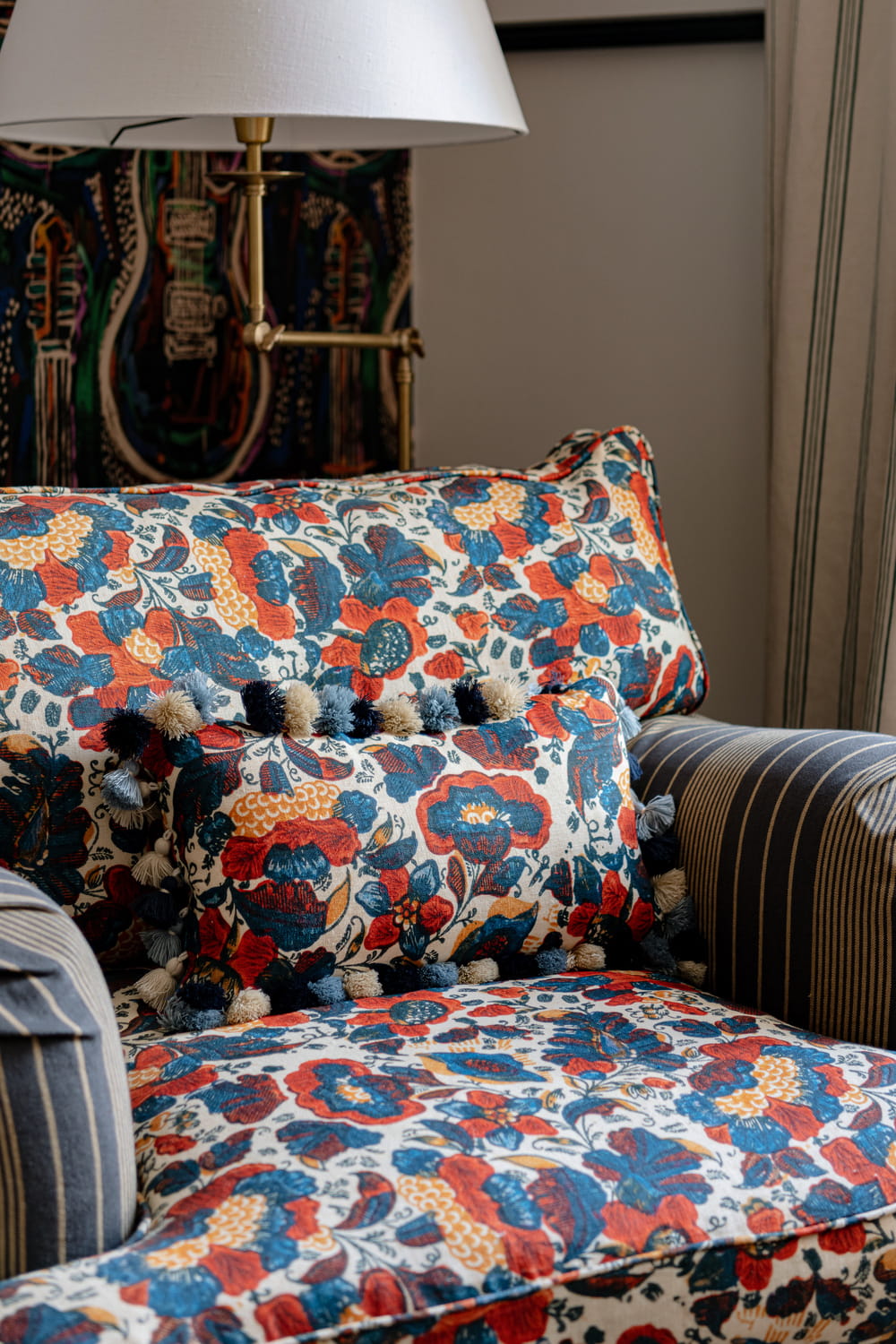 Fabric Remondini Floral - Linen - FB00075