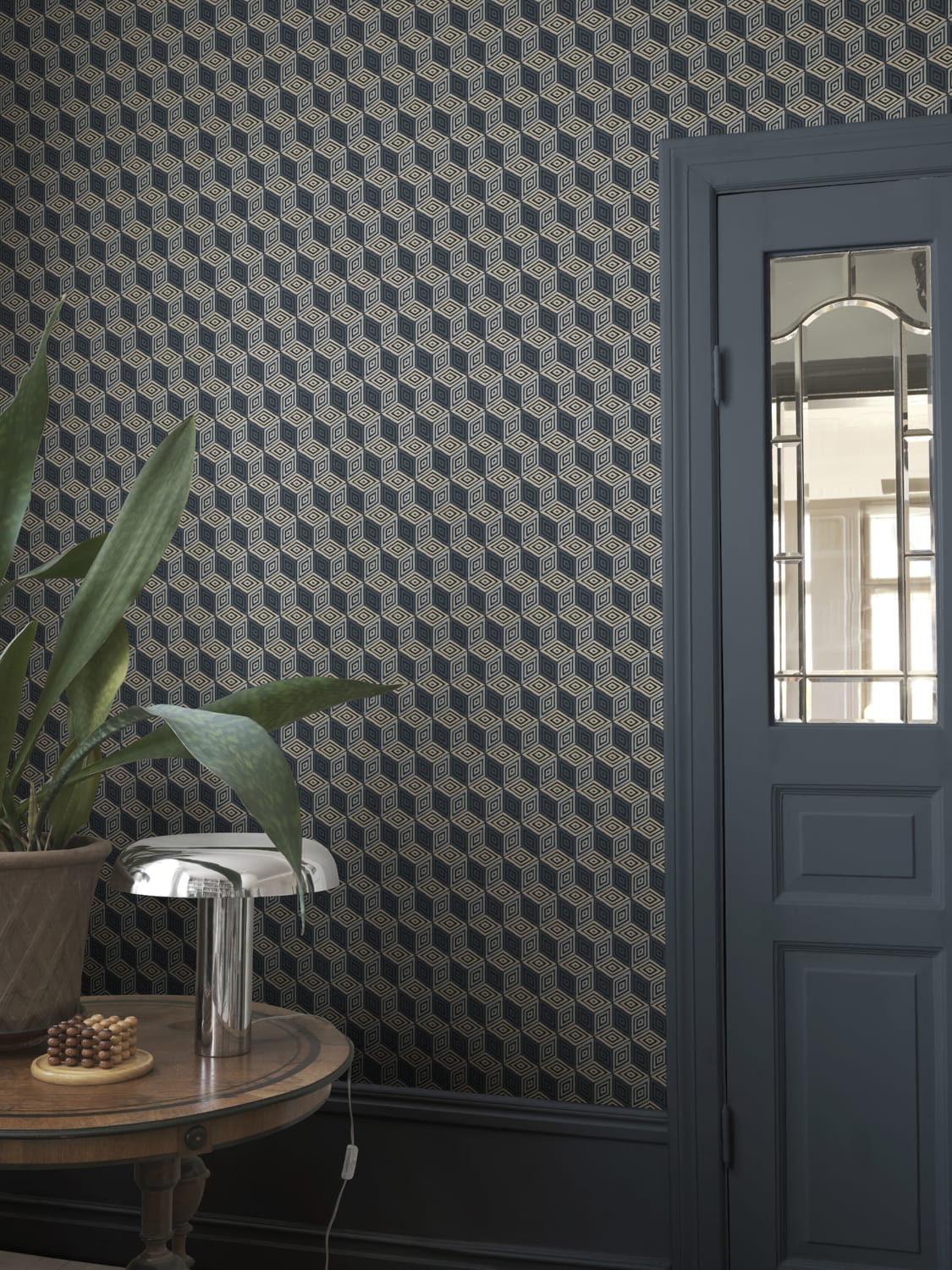 Wandbild Chiara - Dark Blue