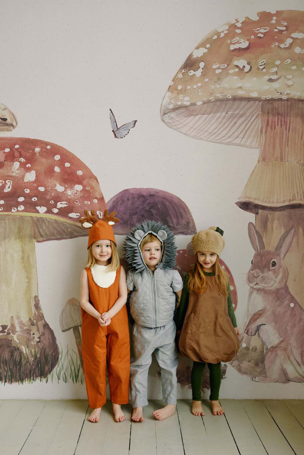 Wandbild Sweet Forest - Vermilion