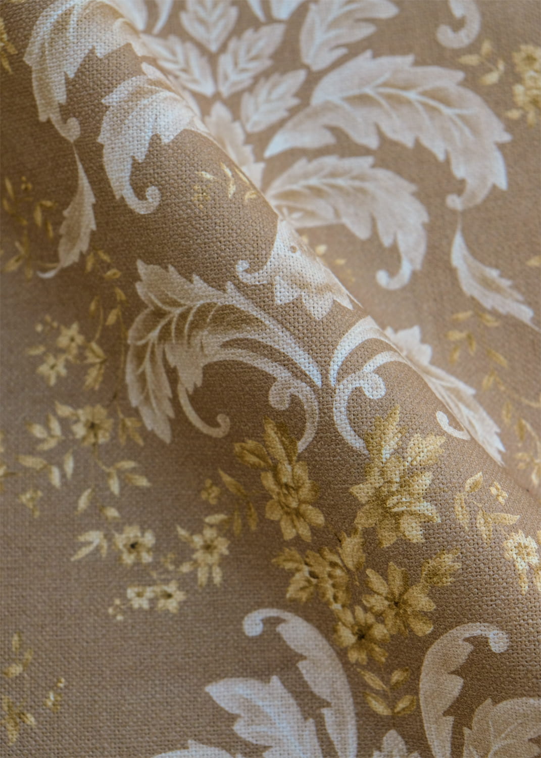 Stoff French Damask - Papyrus