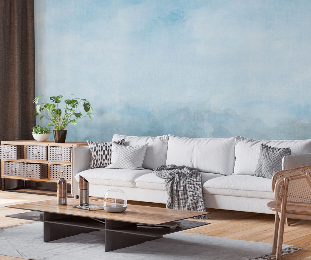 Wandbild Nirvana - Cobalt