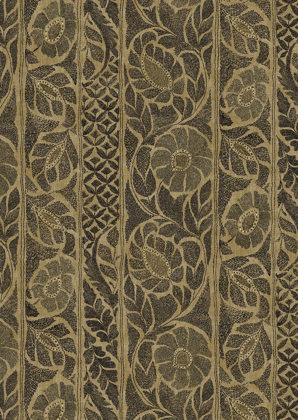 Fabric Kashmiri - Black Sand