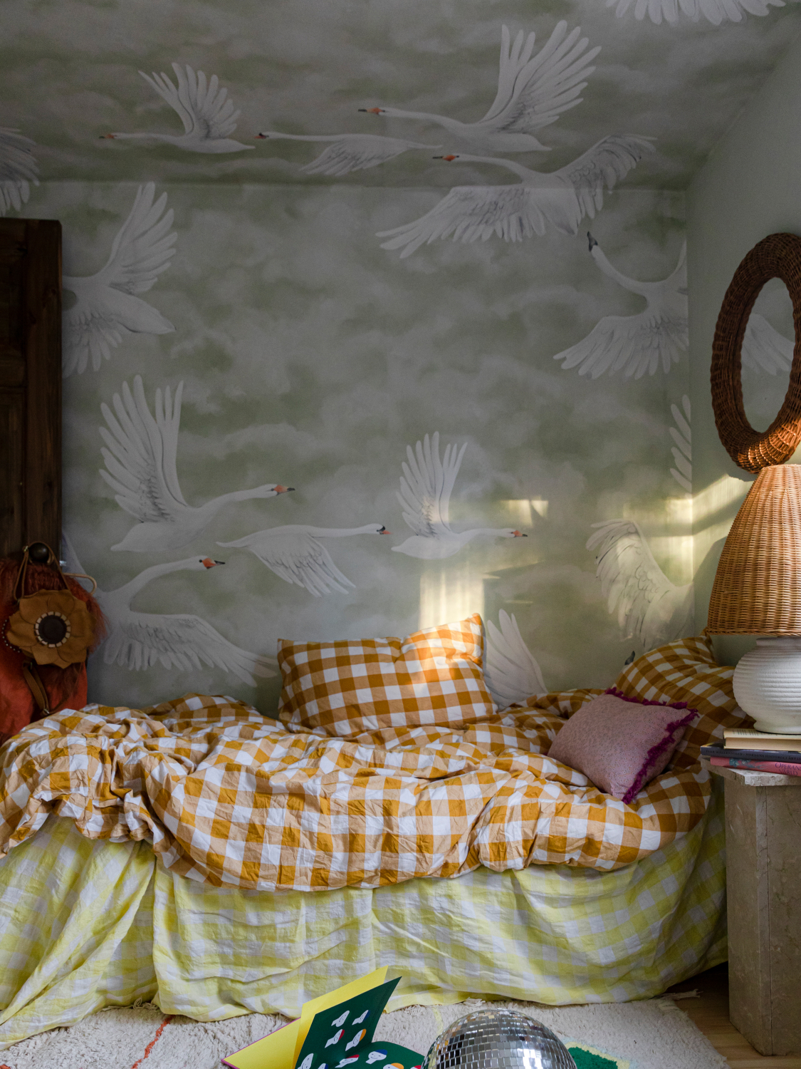 Wandbild Clouds Swans - 9414W