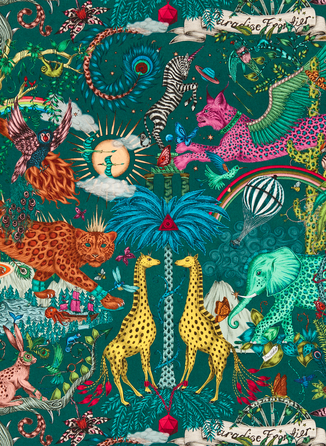 Tapete Paradise Lost - Teal