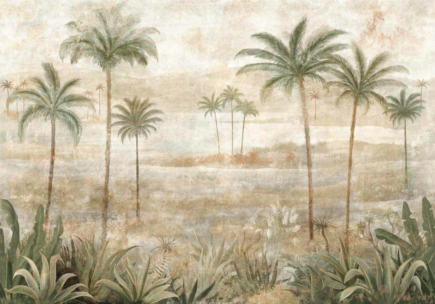 Wandbild Draa Palms - Leaves