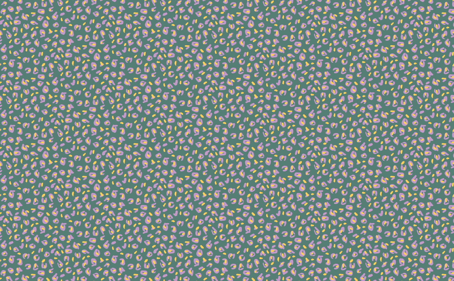 Tapete Funky Leopard - turquoise