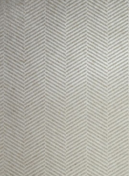 Tapete Swingtime Herringbone - Pearl Grey metallic