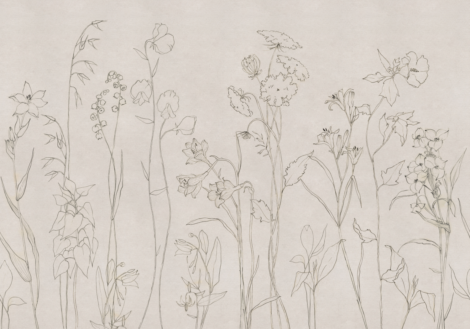 Wandbild Countryside - Ink