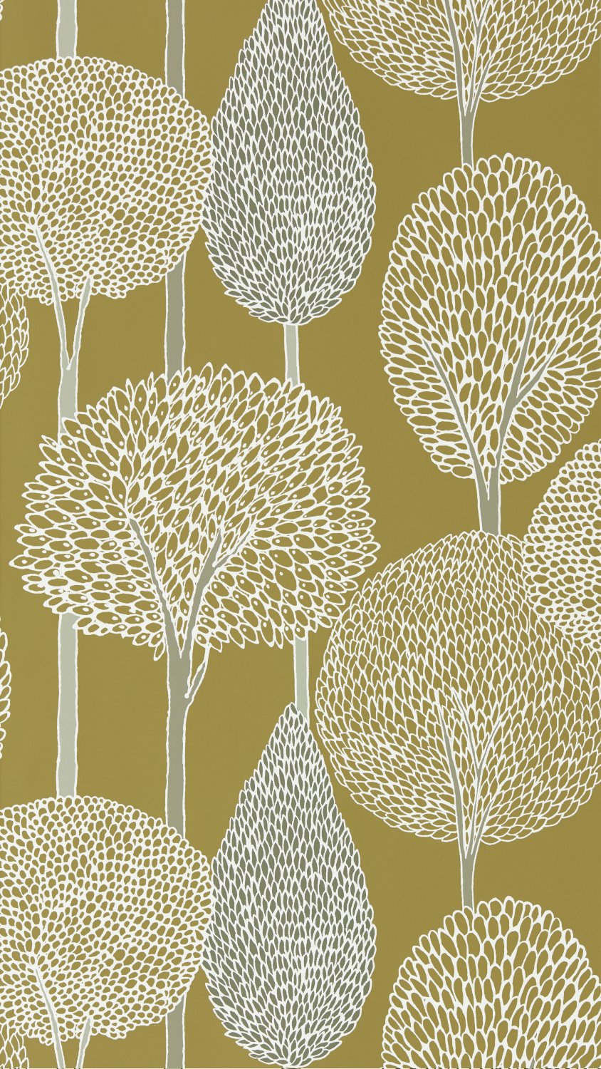 Tapete Silhouette - Ochre/ Taupe