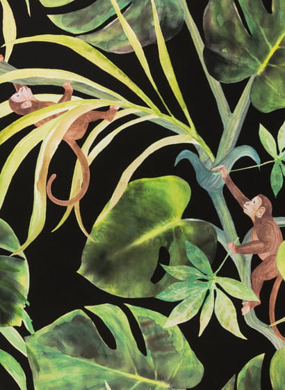 Tapete Monkey Business - Ebony