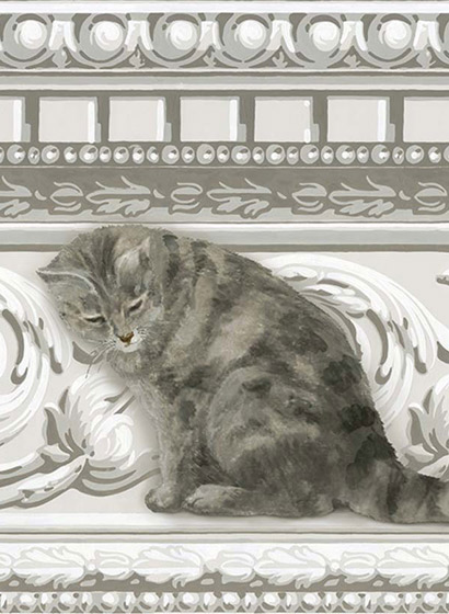 Tapete Paddy & Louis - Grey/ White