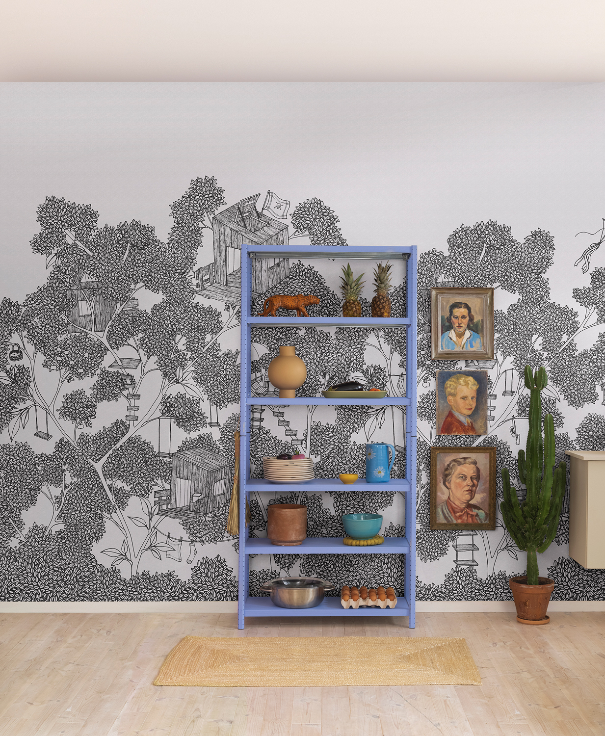 Wandbild Playground - Graphite
