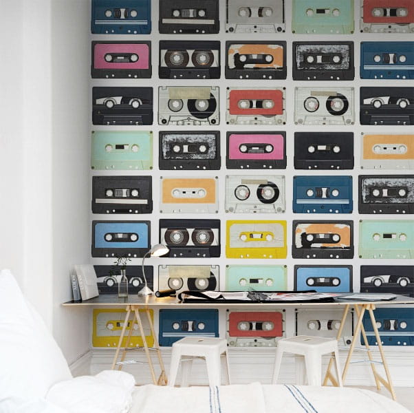 Wandbild Mixed Tape