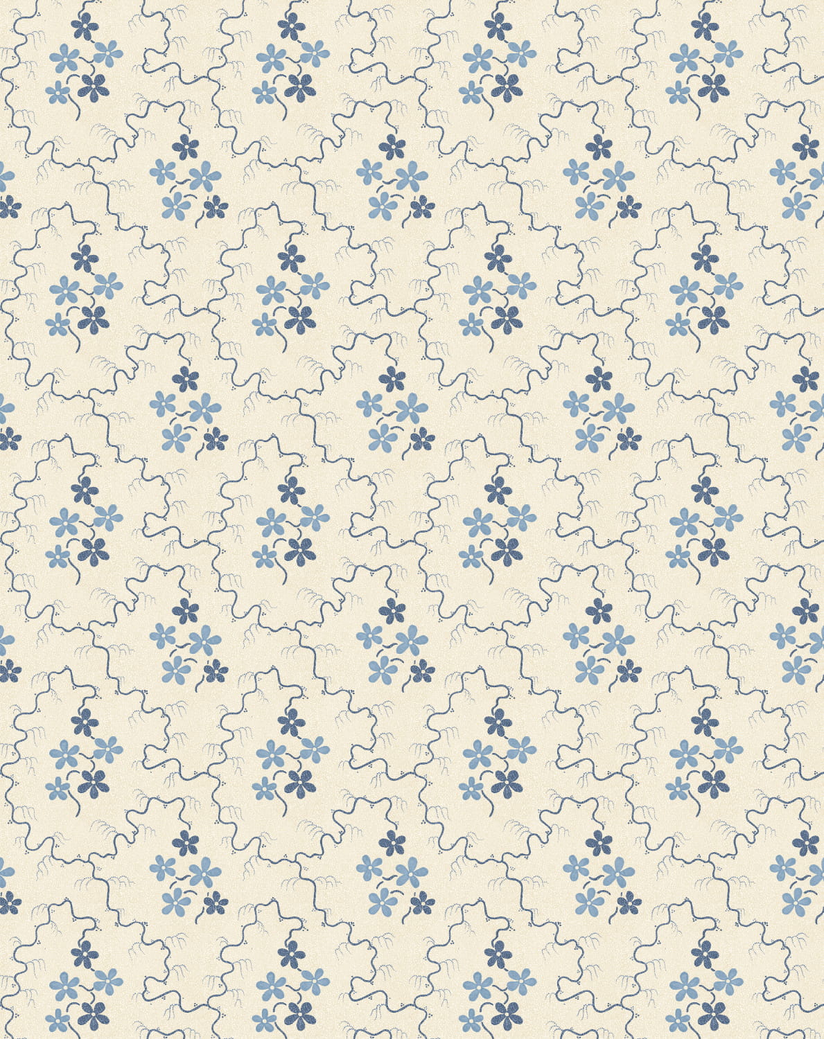 Tapete Posy - Blue