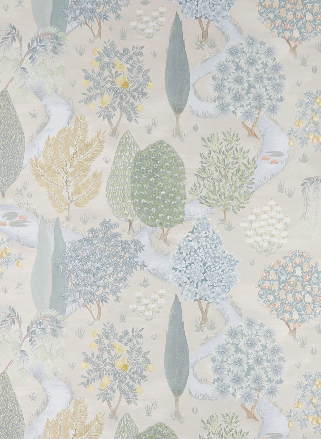 Tapete Enchanted Wood - Pewter