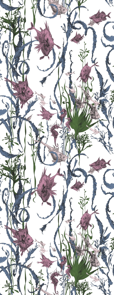 Tapete Jardin Marine - RM115-02 - Rose