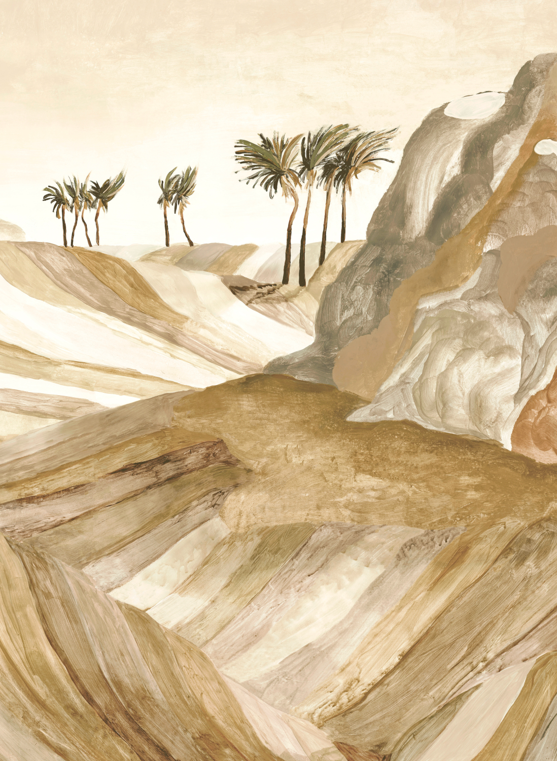 Wandbild Zerzura - Limestone Dune