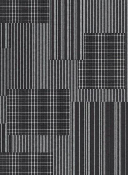 Tapete Rivington Patchwork - Vintage Black