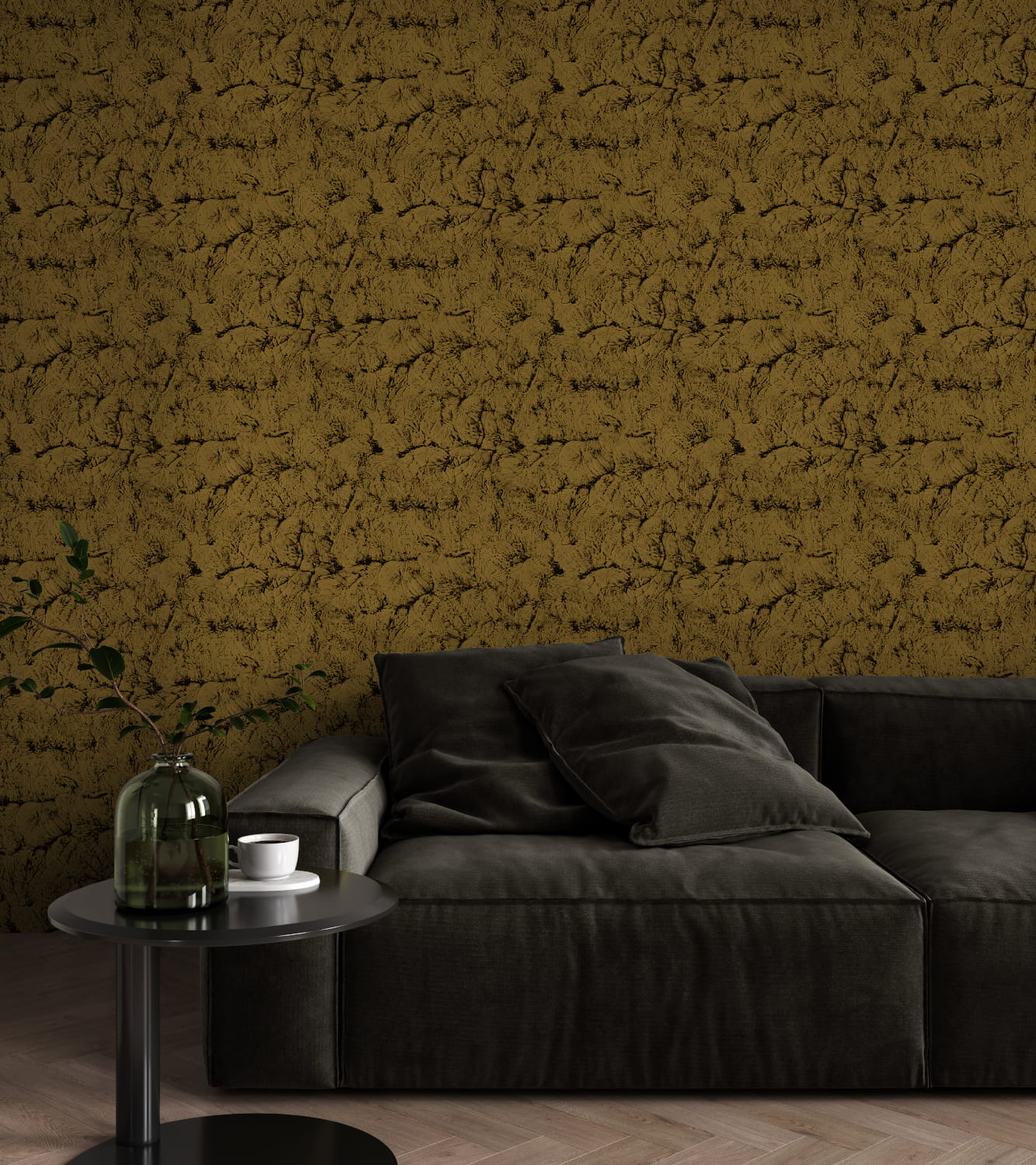 Tapete Sepia - Gold