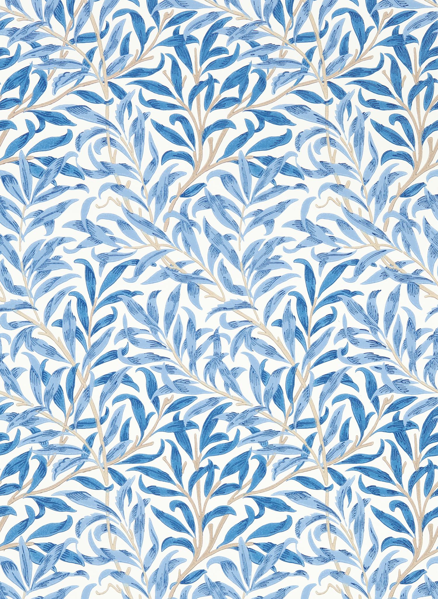 Tapete Simply Willow Boughs - Woad